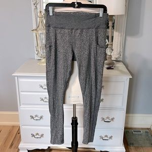 Cargo Leggings Soft Heather Gray Comfy Womens Medium